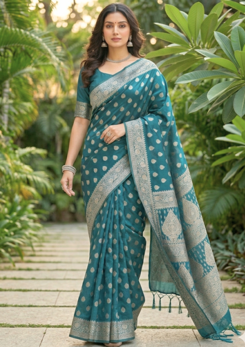 mauve plum banarasi silk saree with intricate gold zari floral work