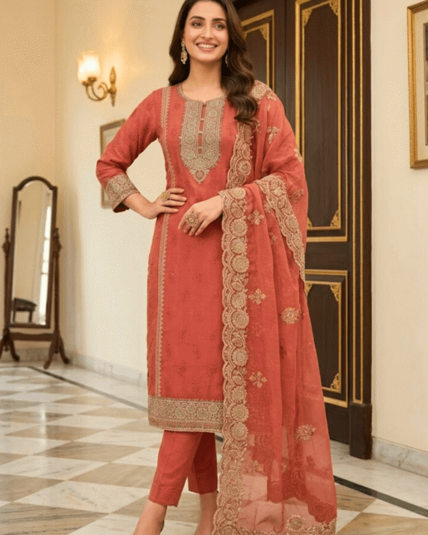 black printed cotton kurta set with tie and dye dupatta