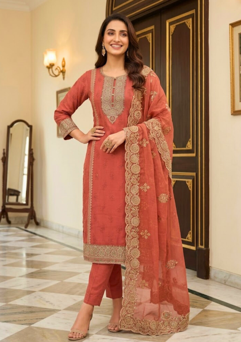 black printed cotton kurta set with tie and dye dupatta