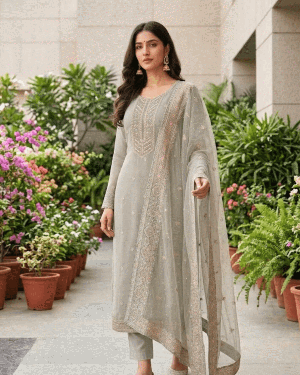 black printed cotton kurta set with tie and dye dupatta