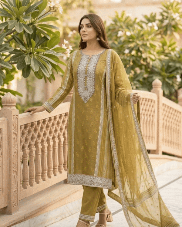 black printed cotton kurta set with tie and dye dupatta