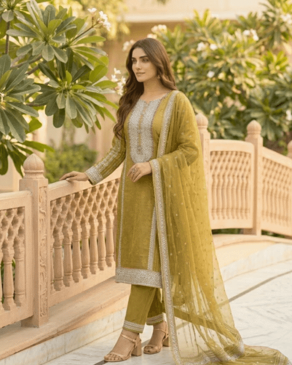 black printed cotton kurta set with tie and dye dupatta