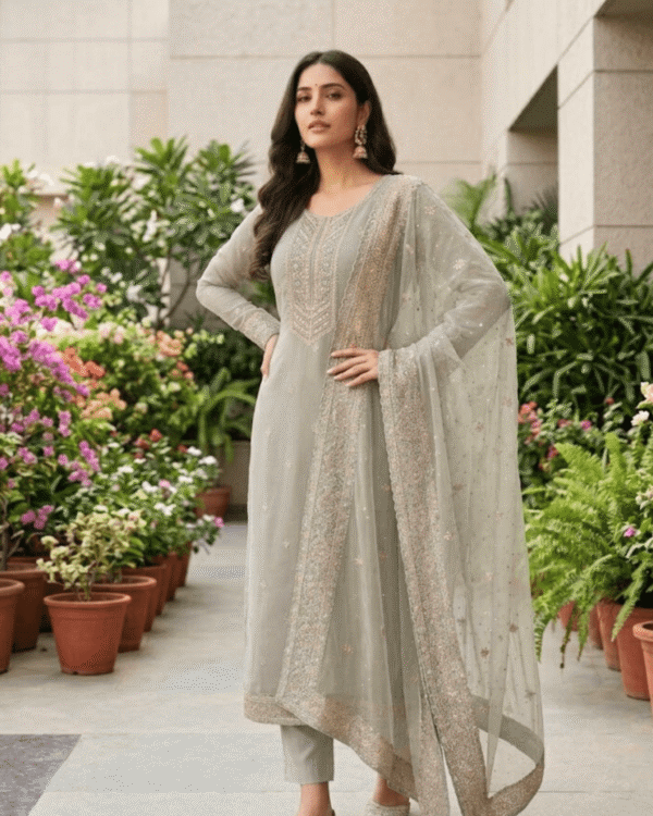 black printed cotton kurta set with tie and dye dupatta
