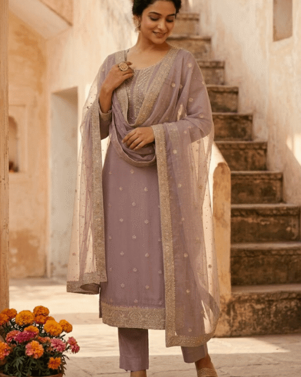 black printed cotton kurta set with tie and dye dupatta