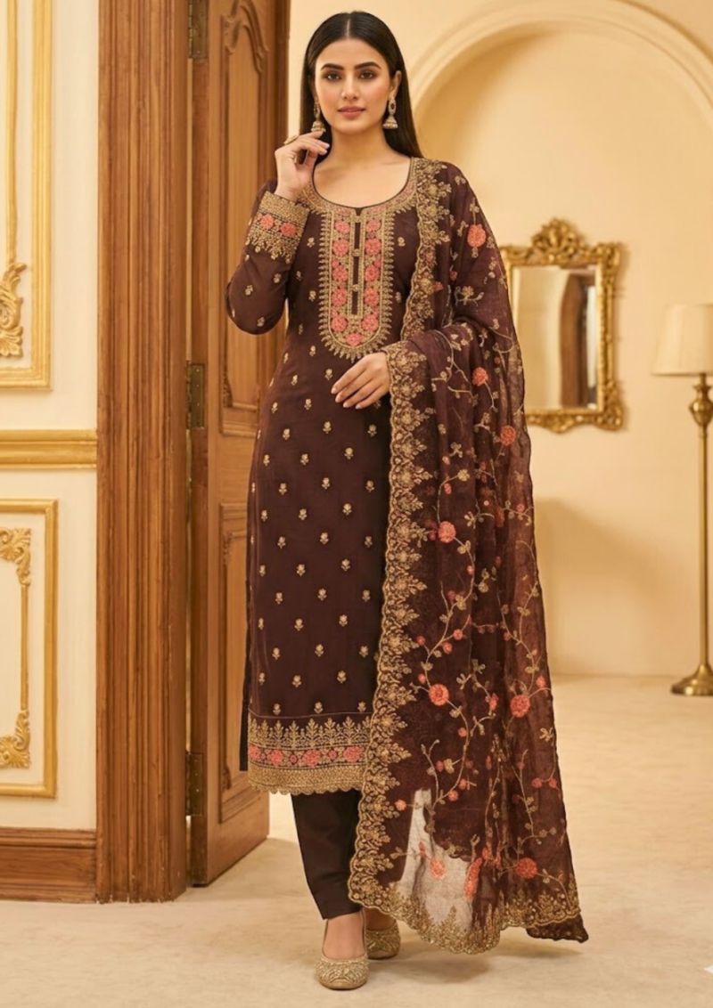 black printed cotton kurta set with tie and dye dupatta