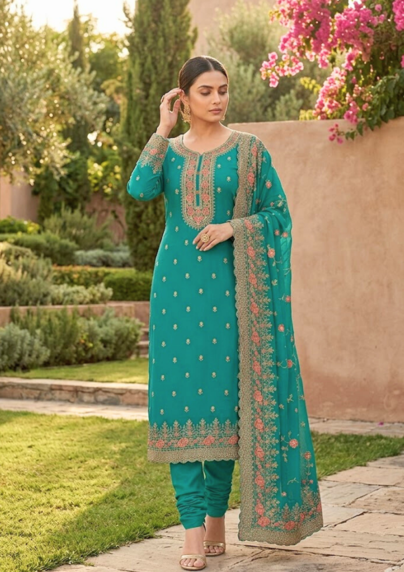 black printed cotton kurta set with tie and dye dupatta