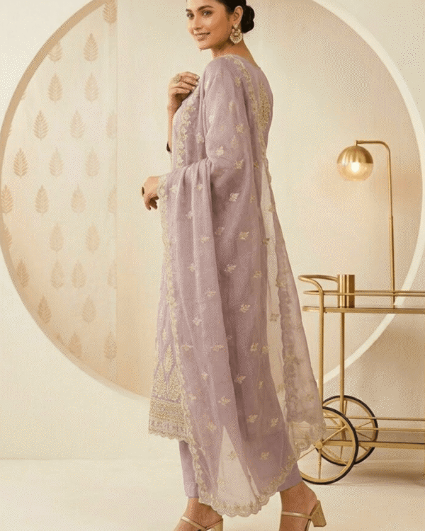 black printed cotton kurta set with tie and dye dupatta
