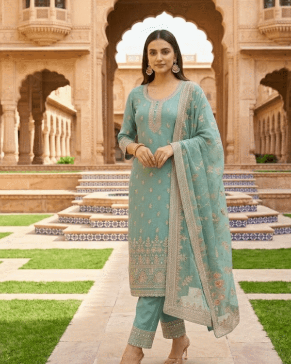 black printed cotton kurta set with tie and dye dupatta