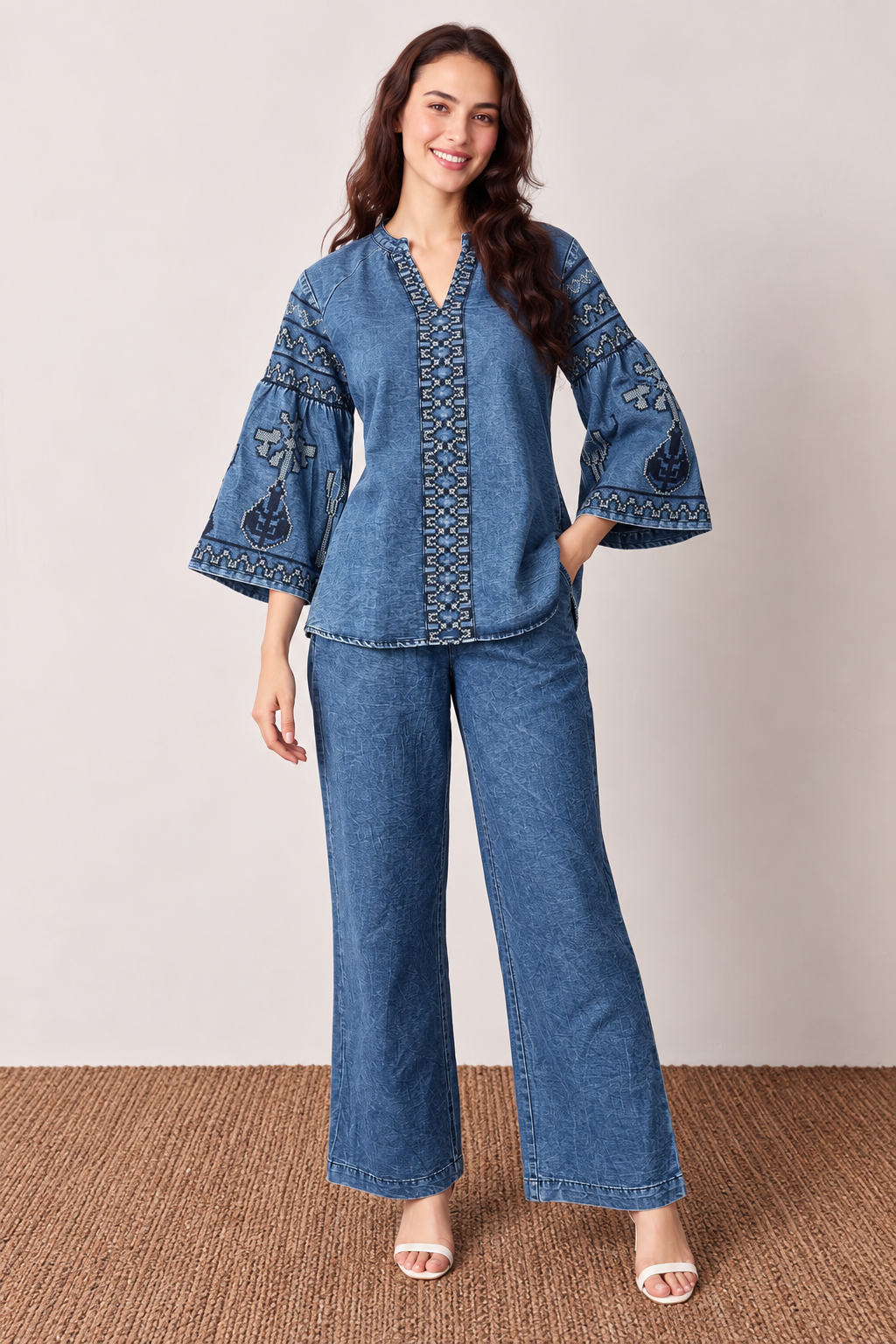 Blue Denim Co-ords - Image 3