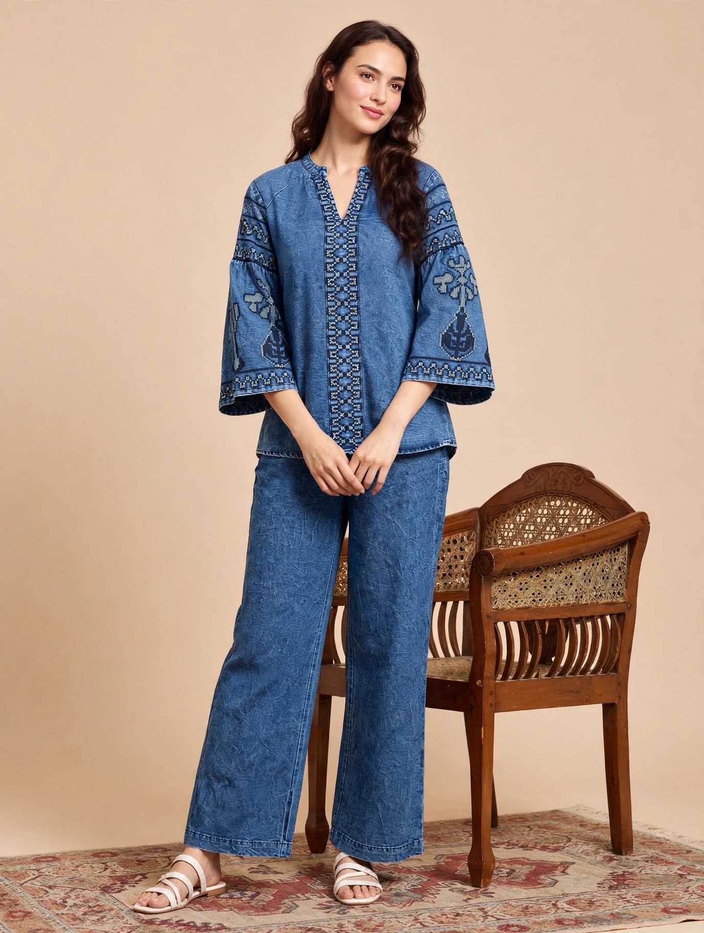 Blue Denim Co-ords